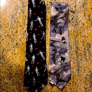 2 Wizard of Oz Neck Ties